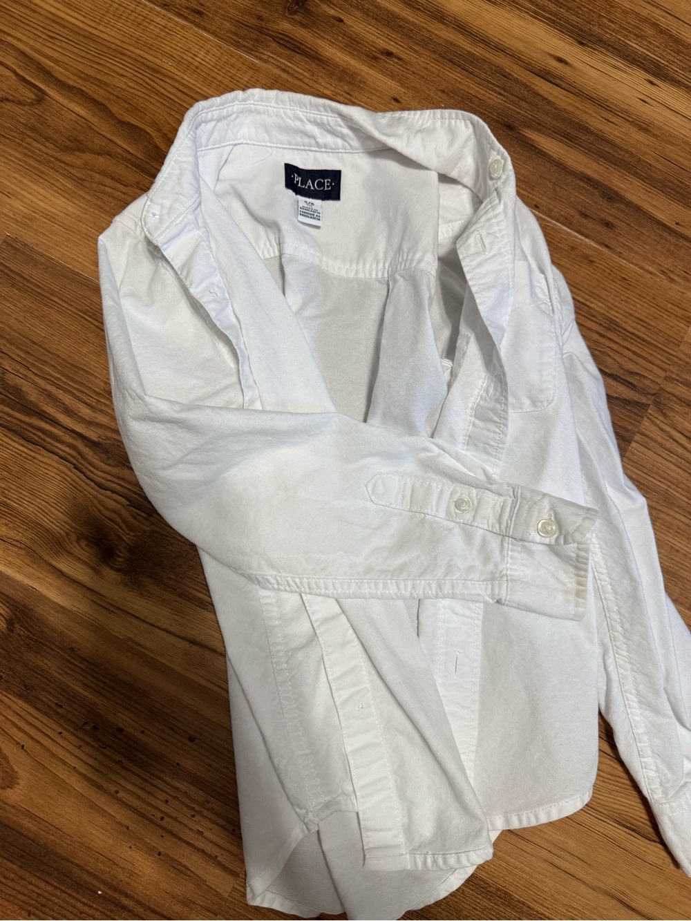 Place White Button-Down Shirt for Kids